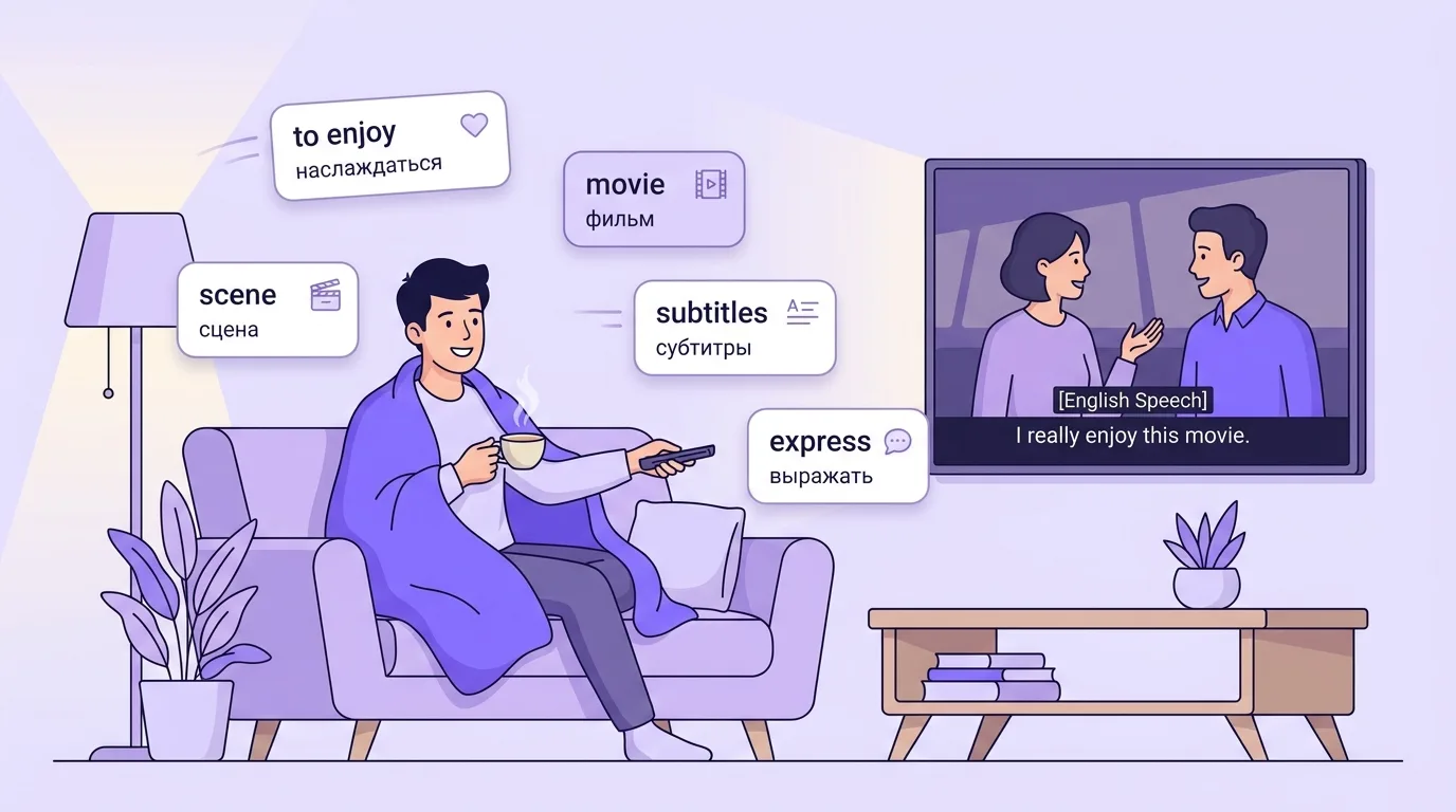 Как учить английский по фильмам и сериалам: пошаговый метод, который реально работает