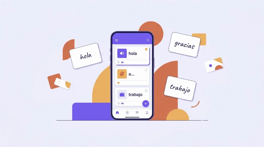 Приложение для изучения испанских слов