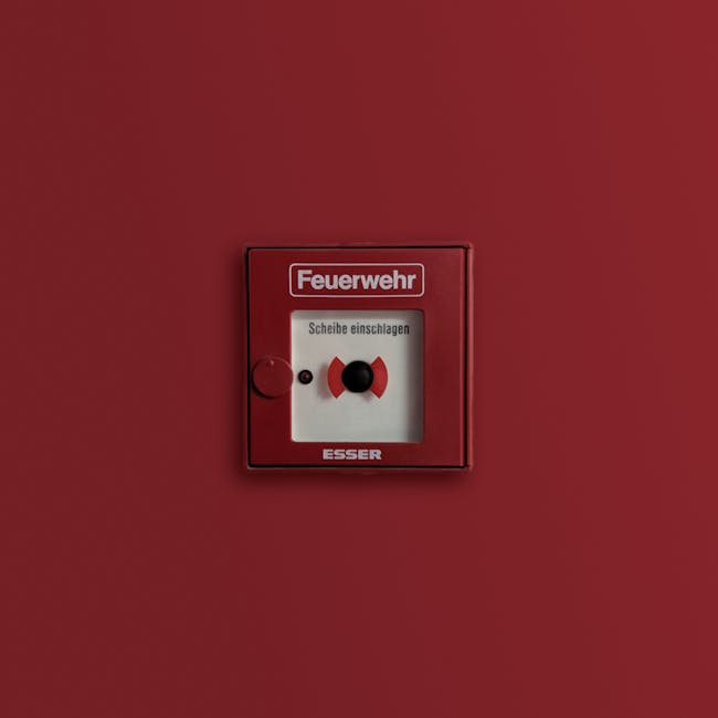 alarm przeciwpożarowy — пожарная сигнализация