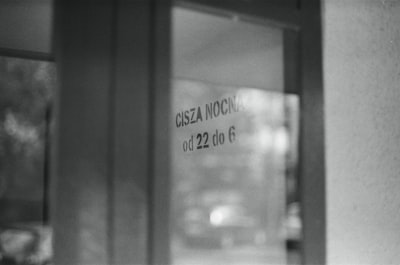 cisza nocna — часы тишины