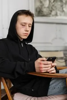 slouched — сгорбился