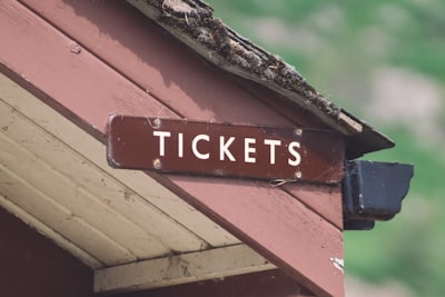Here is your ticket — вот ваш билет