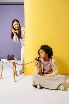 Talk on the phone — поговорить по телефону