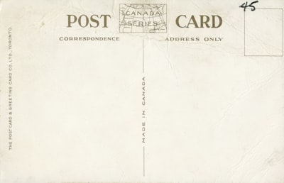 carte postale — открытка