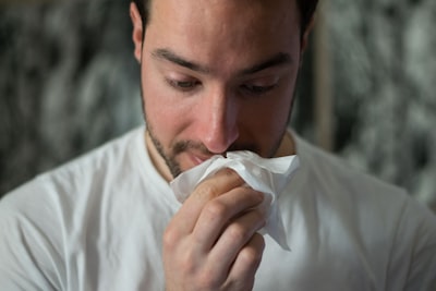 Blowing nose — сморкаться