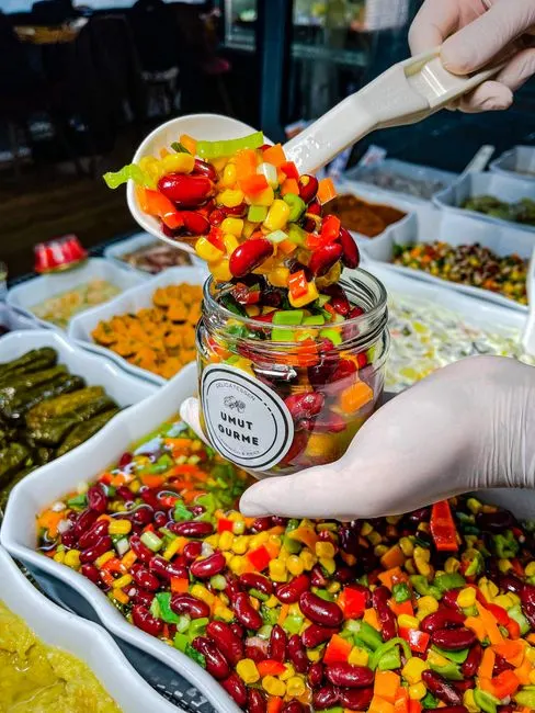 canned bean salad — фасолевый салат