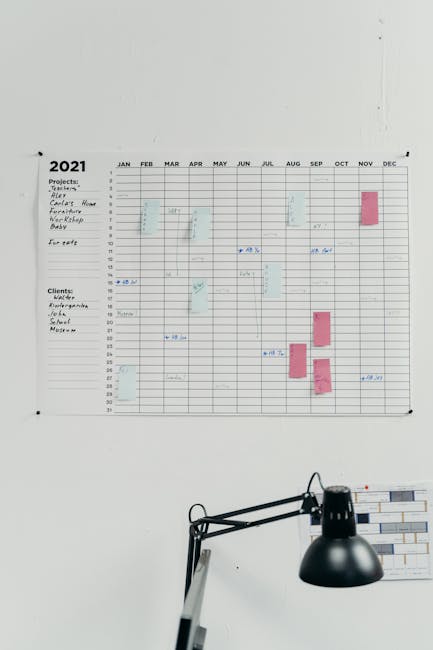 grafik pracy — график работы